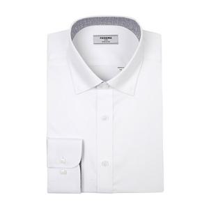 [레노마(셔츠)]깔끔한 트윌스판 솔리드 긴소매 일반핏 RZRSG0003WH