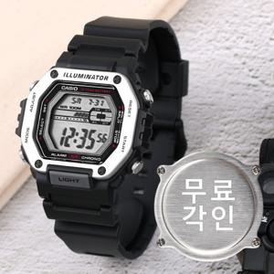무료각인 카시오 MWD-110H-1A 디지털 남자우레탄시계 d