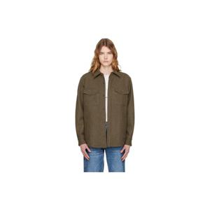 아페쎄 재킷 그린 울 셔츠 261252F109011