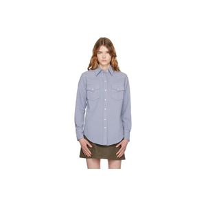 아페쎄 셔츠 블루 웨스턴 셔츠 261252F109001