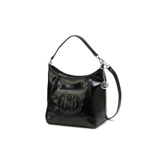 [H20크링클] 시그니처 H 블랙 호보숄더백 S HIBA6E524BK