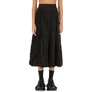 발렌시아가 플리츠 울 미디 스커트 808777 TQU092866