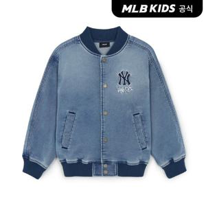 [MLB키즈 공식]26SS 스트릿 저지데님 홑겹 점퍼 NY (Blue) 7AJPB0461-50BLS