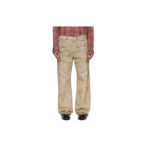 아크네 청바지 베이지 레귤러 핏 2021M 데님 진 261129M186012