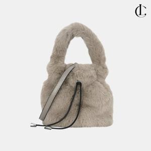 엘케이트 여자 겨울 캐주얼 핸드백 퍼 가방 복조리 경량 토트백 LJNNB002