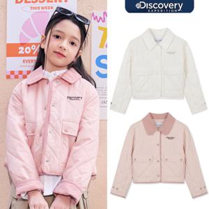 디스커버리키즈 여아 패디드 퀼팅 점퍼 DKPD15061