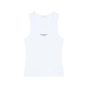 지방시 민소매 티셔츠 BW70FPP7BR 100 White