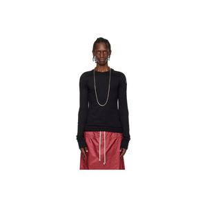 릭오웬스 티셔츠 Moncler    블랙 거더 티셔츠 261232M213002