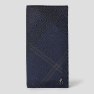 [빈폴] 빈폴헤릿 전판 장지갑 - 네이비 BE61A3M00R
