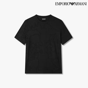 [엠포리오 아르마니]남성 니트 디테일 실크 저지 티셔츠 A516126034(390000)