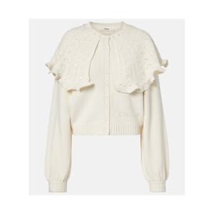 끌로에 러플 울 캐시미어 카디건 P01130740