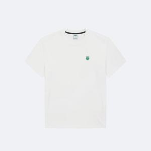 [케이스위스] 플렉스에어 쉴드 로고 반팔 티 WHITE (1KSTSFU901)