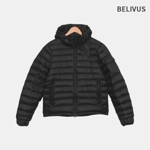 빌리버스 남자 핸드워머 덕다운 후드 경량패딩 BOAS006
