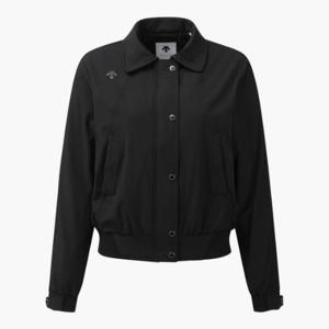 데상트골프자켓 VQA DR12WFBL27-BLKG 여성 카라넥 블루종 점퍼 BLACK