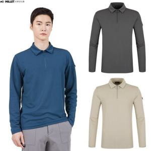[밀레]밀레아웃도어 남성가을 카라긴팔티셔츠 MXSFT202_IC