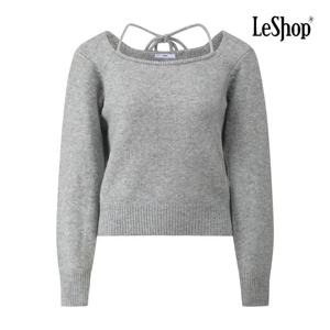 르샵  리본 스퀘어넥 디테일 니트 (BQ1KP032A)