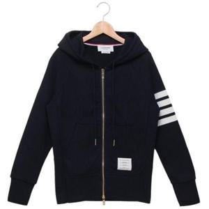 THOM BROWNE 톰브라운 26SS 클래식 루프백 4-바 풀 지퍼 후디 (MJT022H 00535 461)