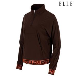 엘르골프 세이브존01 여성 시즌패턴 배색 포인트 홑겹 아노락 6J61352 600