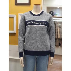 BCBG 세이브존01 본본 레터링 니트 B5A1K404A