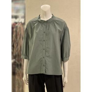 벨리시앙 세이브존01 코튼 린넨 혼방 스모킹 블라우스(2color) BL4301