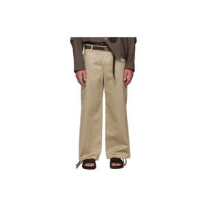 사카이 카고팬츠 탠 코튼 치노 x 나일론 트윌 카고 팬츠 261445M188006