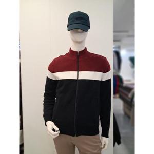 슈페리어 세이브존01 MPFTSC40339 슈페리어골프 남성 배색 방풍니트 가디건 MPFTSC40339