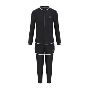 아레나  유스 래쉬가드 세트 (A6BG1GS82BLK)