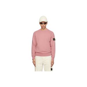 스톤아일랜드 스웨트셔츠 핑크 6100060 오가닉 코튼 플리스 스웨트셔츠 261828M204006