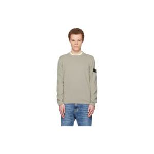 스톤아일랜드 티셔츠 베이지 5100052 오가닉 코튼 스웨터 261828M201010