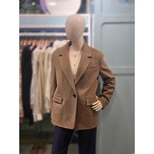 클리지 세이브존03 클리지 울 헤링본 세미오버핏자켓 AQCO1WJK10A