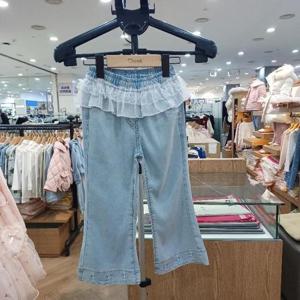 치크 sh06 여름까지 입는 레이스 부츠컷데님 CKTJ26S80