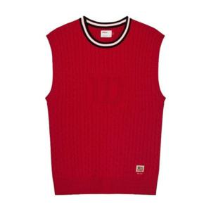 윌슨조끼 VQA W241001GVE21-RED 남성 스웨터 베스트