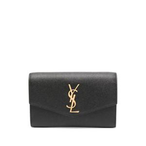 생로랑 여성 블랙 플랩 클러치  607788 1GF0J1000