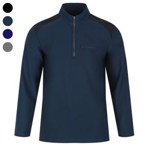 남자 겨울 포근한 기모 스판 반집업 BR-L-TS-Q006-청록