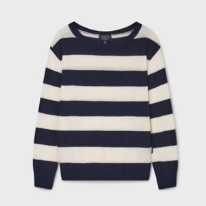 여성 Loosefit Stripe Pullover WHKAG2345F
