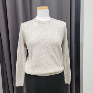 [포커스]꽈배기 심볼 니트FS6A3KT3004 BE