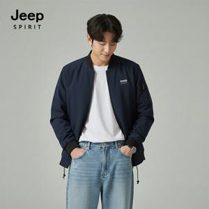 JEEP SPIRIT 캐주얼 시보리 집업점퍼 네이비 (JSSPJK172)
