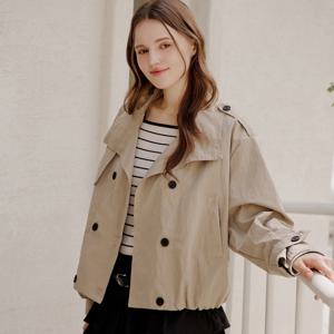 FOCUS  벌룬핏 더블 숏 트렌치코트 PBBF6S1CT1501