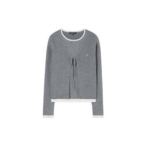 [랩]리본가디건 레이어드 니트(AS1KH260)