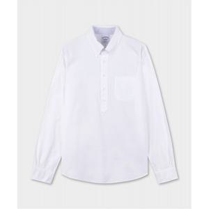 [브룩스브라더스] 프라이데이 옥스포드 팝오버 셔츠 (화이트) (BBTHMM7818AFS)