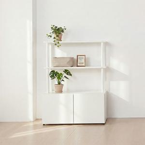 동서가구 E0 아르케 시스템선반 다용도 수납 책장 800 1단+선반 2단  DF927790