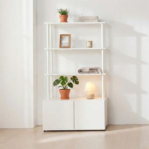 동서가구 E0 아르케 시스템선반 다용도 수납 책장 800 1단+선반 3단  DF927791