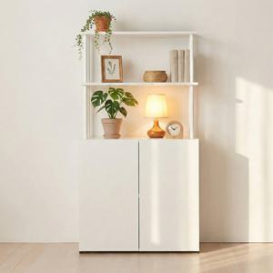 동서가구 E0 아르케 시스템선반 다용도 수납 책장 800 2단+선반 2단 DF927797