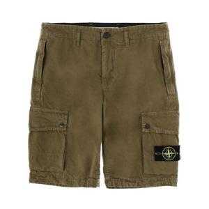 스톤 아일랜드 숏팬츠 L100019 S00WAV015G MILITARY GREEN