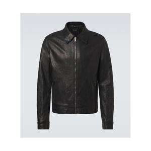 돌체앤가바나 레더 블루종 재킷 P01129696