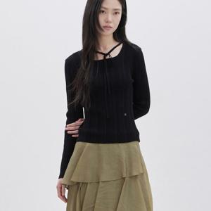 타이 스퀘어 넥 풀오버 Z261KSK006