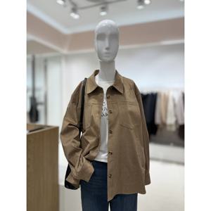 숲  인조 스웨이드 셔츠형 자켓 (SCRLE30)