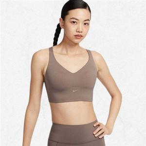 나이키 엘레이트 미디엄 서포트 여성 롱라인 패드 스포츠 브라 FQ7384-214 2537138