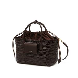 [질스튜어트 핸드백] JABA6E210W2 [ESTE] 에스테 가죽 토트 M 다크브라운