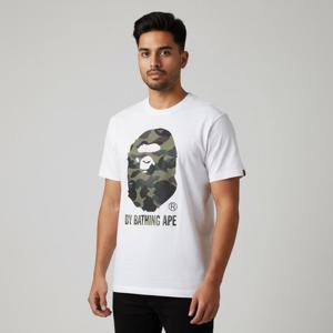 베이프 퍼스트 카모 바이 베이싱 에이프 티셔츠 001TEL801013M WH0